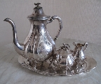 290. Silver set of 4 items