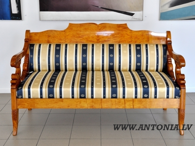 8. A Russian empire sofa