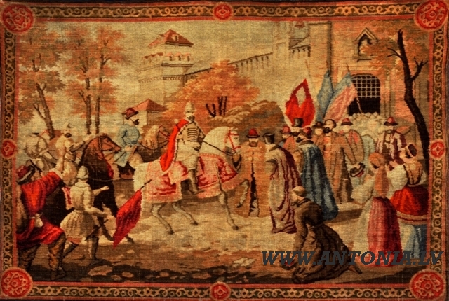 17. Tapestry. Welcoming of Czar