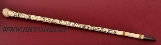 15. A Japanese ivory walking stick