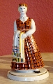 28. Folksgirl in skirt of Lielvarde
