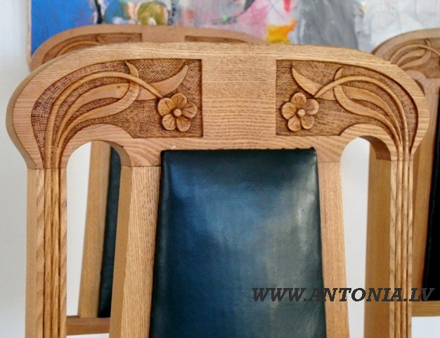 Стулья в стиле югенд, 4 шт.