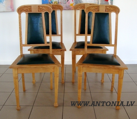 Jūgendstila krēsli 