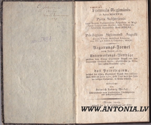 Ritter und Landschaft des Kurlandischen Gouvernements