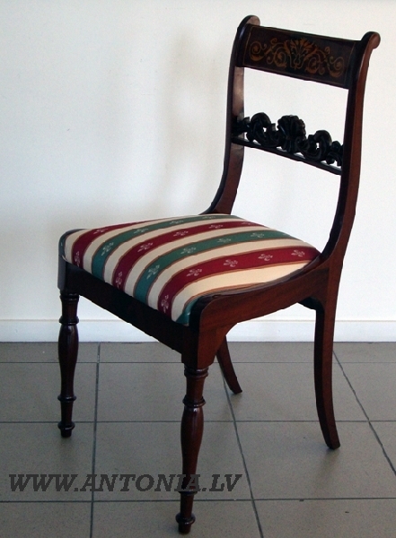 Стулья красного дерева, 6 шт.