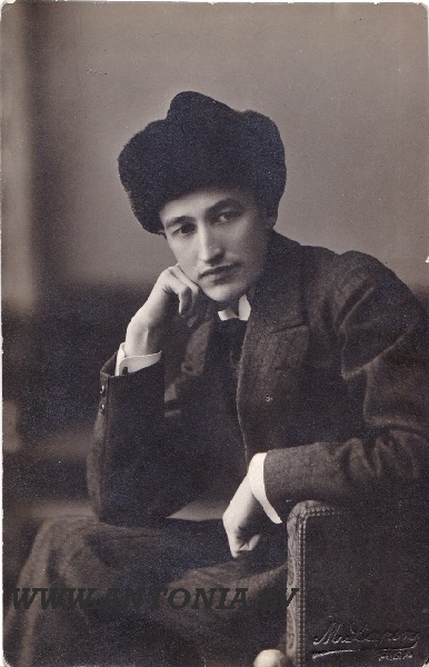 3 photos of the artists and 3 pages