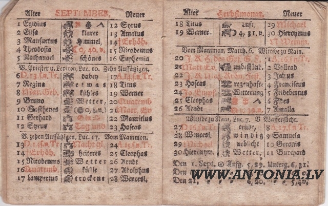 Lieflandischer Allmanach