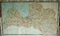 LSSR collective farms and state farms border schematic map