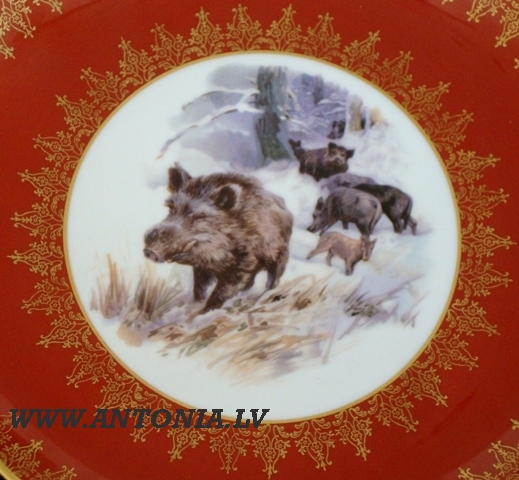 Тарелка с кабаном