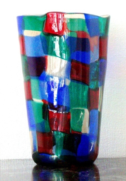 Дизайн Folvio Bianconi, ваза Venini