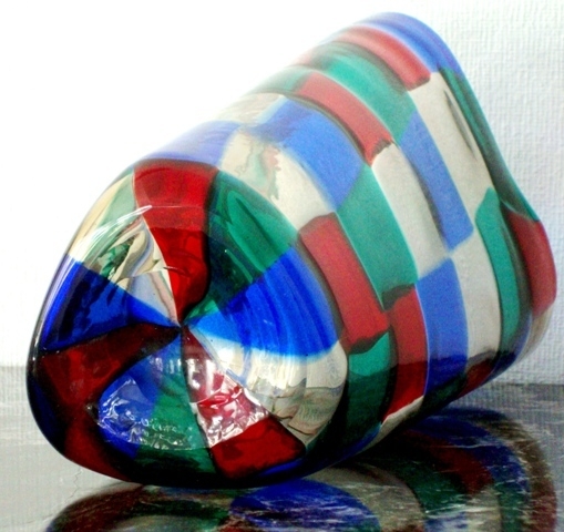 Дизайн Folvio Bianconi, ваза Venini