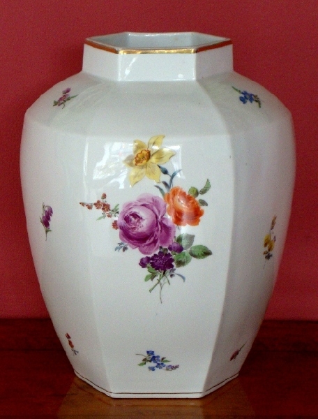 Meissen porcelain vase