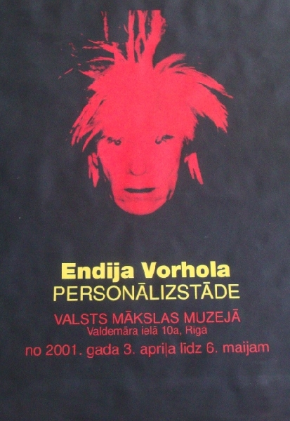 Endija Vorhola personālizstāde Valsts Mākslas Muzejā