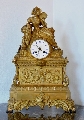 Fireplace clock