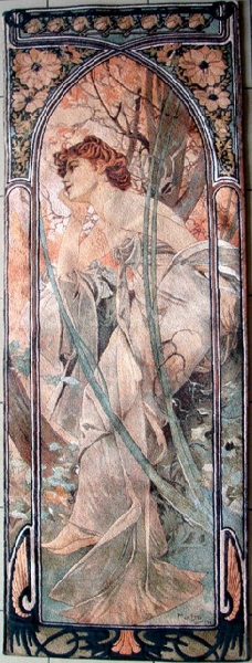 По мотивам Альфона Мария Мухa / Alfona Marias Mucha (1860-1939)