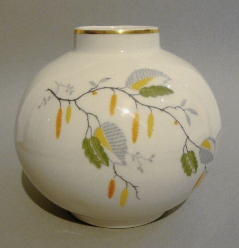 Vase. Birch bough