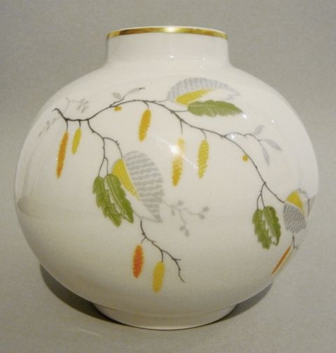 Vase. Birch bough