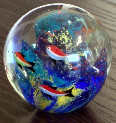 Декоративный шар. Подводный мир