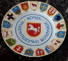 Тарелка с гербами Польши