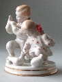 Statuette. Children with pigeons. Model author - S. Bolzan- Golembovska